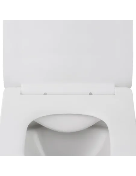 Унітаз Kroner Eifel WHI523629 RIMLESS 360х350х520 мм, безободковий, підвісний, сидіння Soft-close