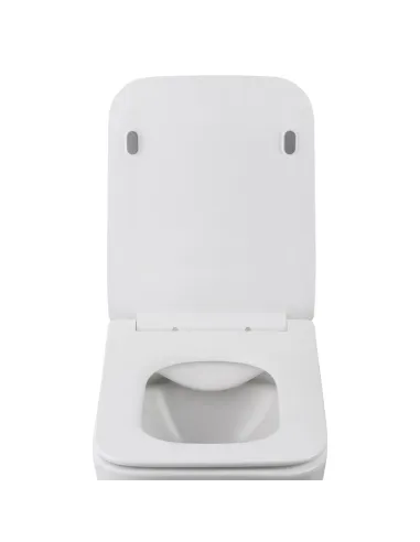 Унитаз Kroner Eifel WHI523629 RIMLESS 360х350х520 мм, безободковый, подвесной, сиденье Soft-close