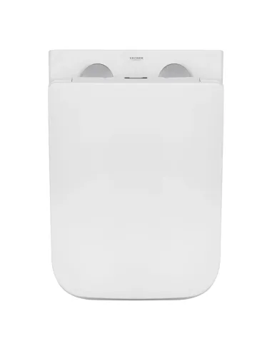 Унітаз Kroner Eifel WHI523629 RIMLESS 360х350х520 мм, безободковий, підвісний, сидіння Soft-close