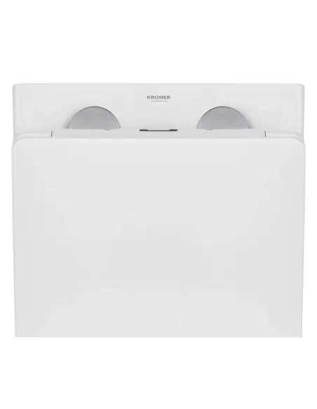 Унитаз Kroner Eifel WHI523629 RIMLESS 360х350х520 мм, безободковый, подвесной, сиденье Soft-close