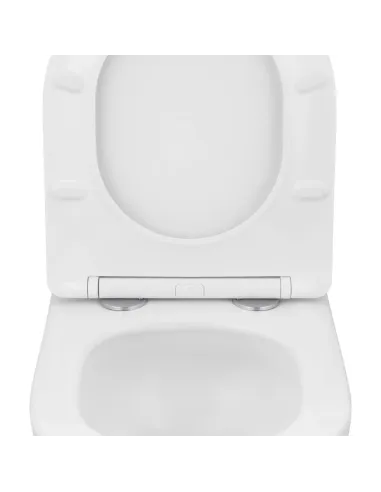 Унітаз Kroner Harz WHI483632 TORNADO 360х350х480 мм, безободковий, підвісний, сидіння Soft-close