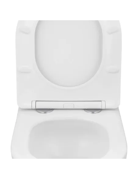 Унітаз Kroner Harz WHI483632 TORNADO 360х350х480 мм, безободковий, підвісний, сидіння Soft-close