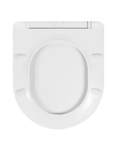 Унітаз Kroner Harz WHI483632 TORNADO 360х350х480 мм, безободковий, підвісний, сидіння Soft-close