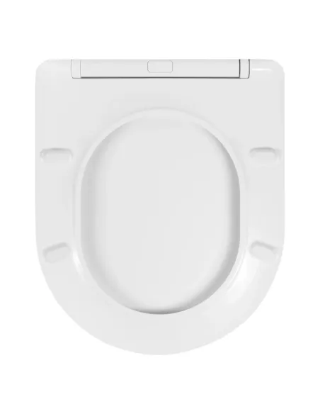 Унітаз Kroner Harz WHI483632 TORNADO 360х350х480 мм, безободковий, підвісний, сидіння Soft-close