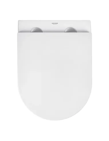 Унітаз Kroner Harz WHI493736 RIMLESS 380х355х490 мм, безободковий, підвісний, сидіння Soft-close