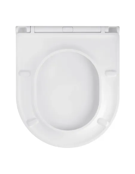 Унитаз Kroner Harz WHI493736 RIMLESS 380х355х490 мм, безободковый, подвесной, сиденье Soft-close