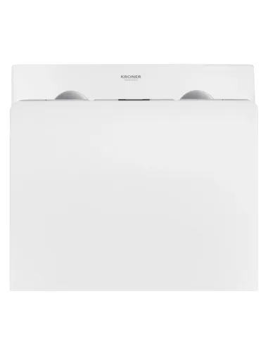 Унитаз Kroner Harz WHI523632 RIMLESS 380х360х515 мм, безободковый, подвесной, сиденье Soft-close