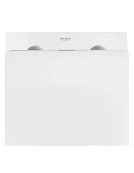 Унітаз Kroner Harz WHI523632 RIMLESS 380х360х515 мм, безободковий, підвісний, сидіння Soft-close