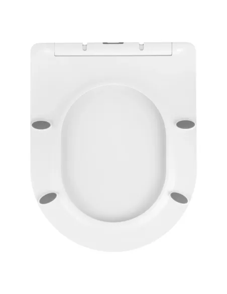 Унітаз Kroner Harz WHI523632 RIMLESS 380х360х515 мм, безободковий, підвісний, сидіння Soft-close