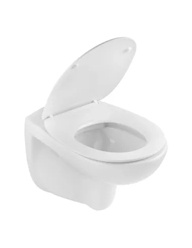 Унитаз Kroner KRP - A534UF Rimless 410х355х555 мм, безободковый, подвесной, сиденье Soft-close