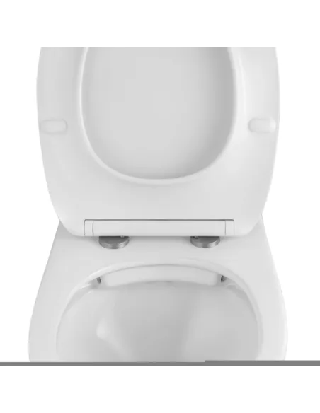 Унитаз Kroner KRP - A534UF Rimless 410х355х555 мм, безободковый, подвесной, сиденье Soft-close