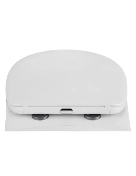 Унітаз Kroner KRP - A534UF Rimless 410х355х555 мм, безободковий, підвісний, сидіння Soft-close