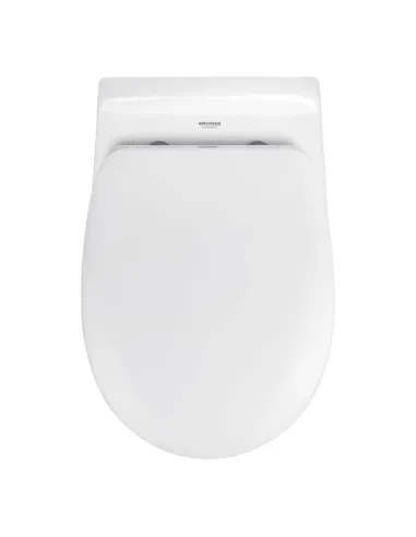 Унітаз Kroner Oker WHI533536 RIMLESS 410х355х555 мм, безободковий, підвісний, сидіння Soft-close
