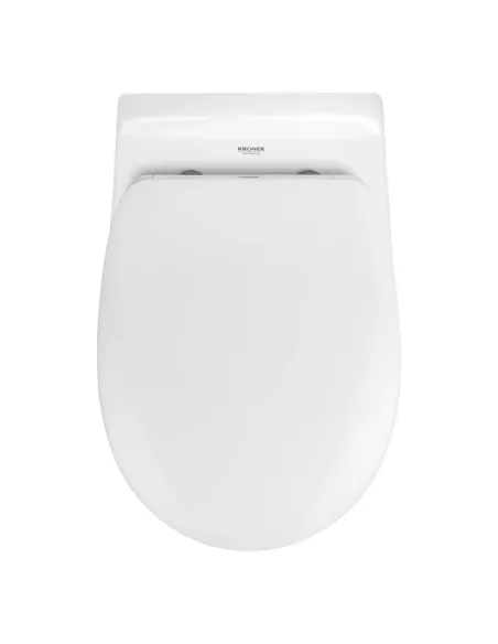 Унітаз Kroner Oker WHI533536 RIMLESS 410х355х555 мм, безободковий, підвісний, сидіння Soft-close