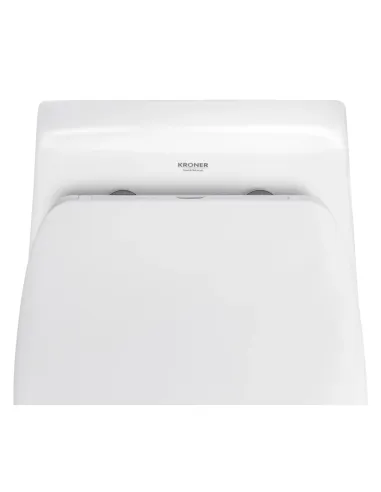 Унітаз Kroner Oker WHI533536 RIMLESS 410х355х555 мм, безободковий, підвісний, сидіння Soft-close
