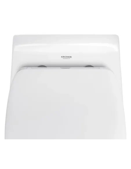 Унітаз Kroner Oker WHI533536 RIMLESS 410х355х555 мм, безободковий, підвісний, сидіння Soft-close