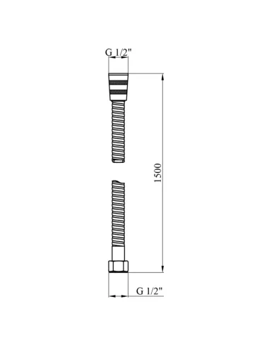Шланг для душу Kroner KRP-SCH620 150 см