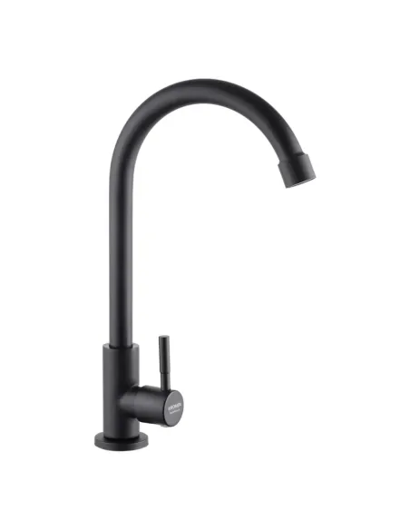 Монокран для умивальника Kroner KRP Edelstahl Klassisch - SCH098, чорний