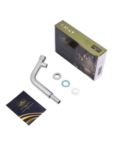 Монокран для умивальника Kroner KRP Edelstahl Klassisch - ESG097, нікель