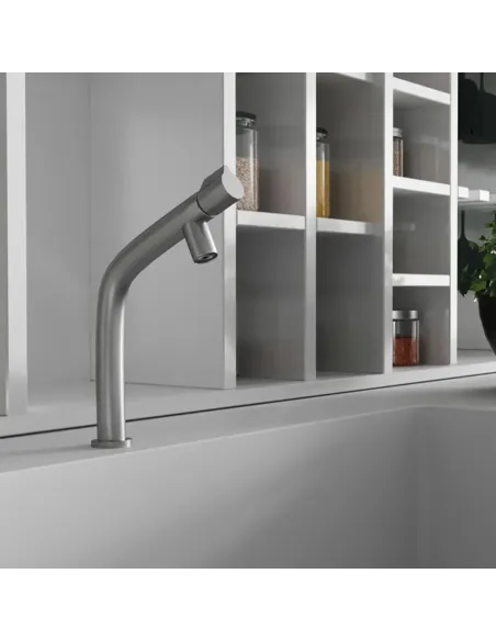 Монокран для умивальника Kroner KRP Edelstahl Klassisch - ESG097, нікель