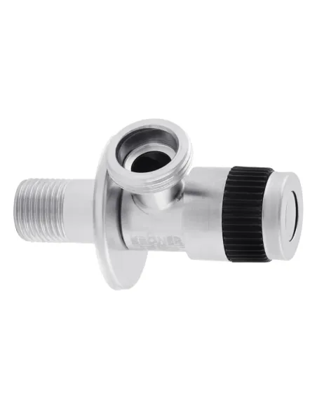 Кран приладовий Kroner KRP Edelstahl Klassisch - ESG102 ПН 1/2х3/4 дюйма