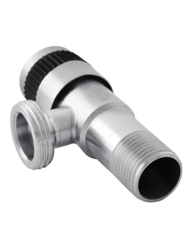 Кран приладовий Kroner KRP Edelstahl Klassisch - ESG102 ПН 1/2х3/4 дюйма