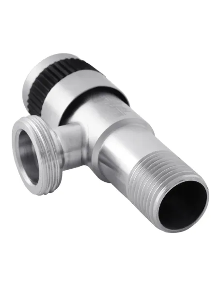 Кран приладовий Kroner KRP Edelstahl Klassisch - ESG102 ПН 1/2х3/4 дюйма