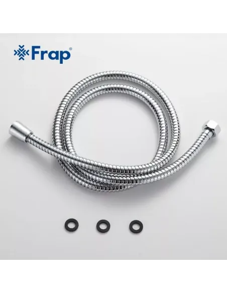 Шланг для душа Frap F43, хром, 150 см Шланг для душа Frap F43, хром, 150 см