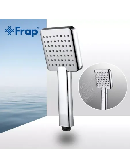 Лейка для ручного душа Frap F001, 240x95 мм, 1 режим, хром