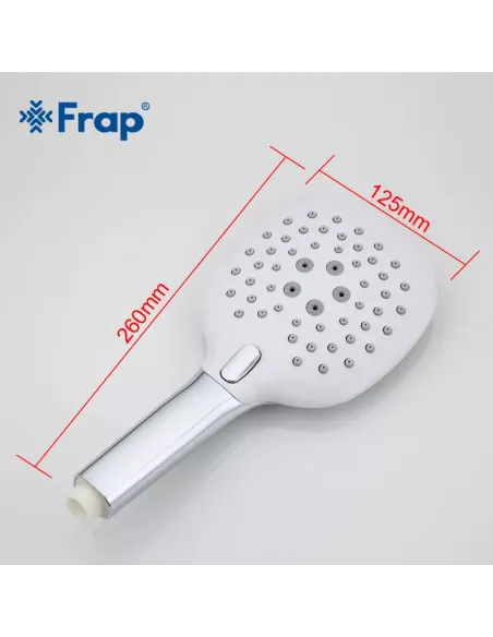 Лійка для ручного душу Frap F005, 260x125 мм, 3 режими