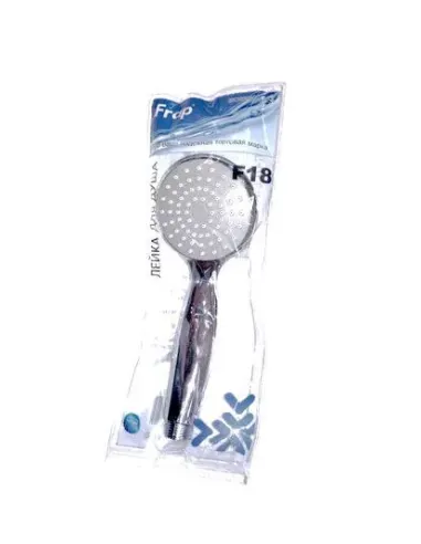 Лейка для ручного душа Frap F18, 75х75 мм, 1 режим, хром