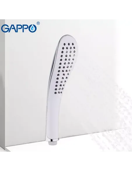 Лійка для ручного душу Gappo G01, 255х65 мм, 1 режим, біла