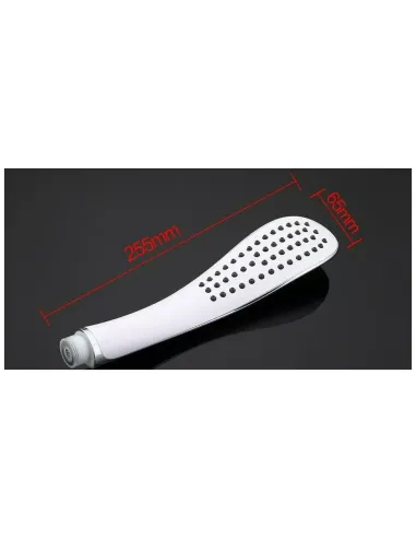 Лійка для ручного душу Gappo G01, 255х65 мм, 1 режим, біла