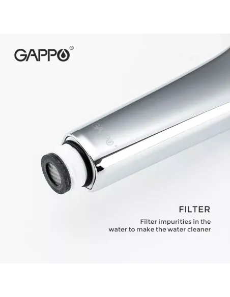 Лійка для ручного душу Gappo G001, 115х115 мм, 3 режими