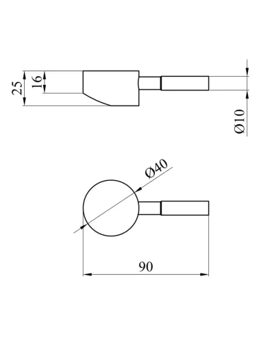 Рукоятка для змішувача Kroner KRP-ESG935
