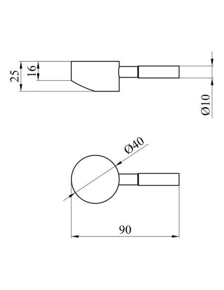 Рукоятка для смесителя Kroner KRP - ESG935