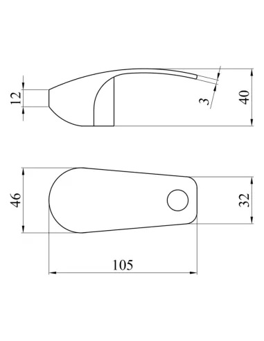 Рукоятка для смесителя Kroner KRP Konstante - C935
