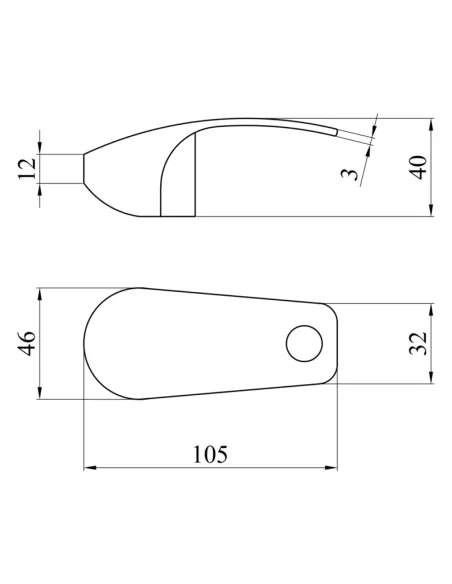 Рукоятка для змішувача Kroner KRP Konstante - C935