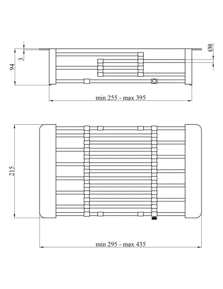 Корзина для кухонной мойки Kroner KRP Trocken - 024, нержавеющая сталь