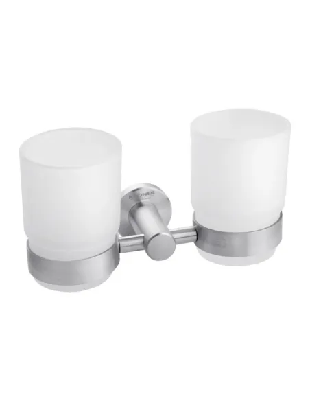 Стакан для ванной комнаты Kroner KRP Edelstahl Klassisch - ESG3708, двойной