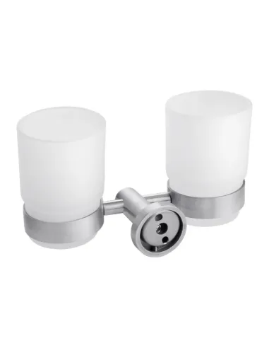 Склянка для ванної кімнати Kroner KRP Edelstahl Klassisch - ESG3708, подвійний