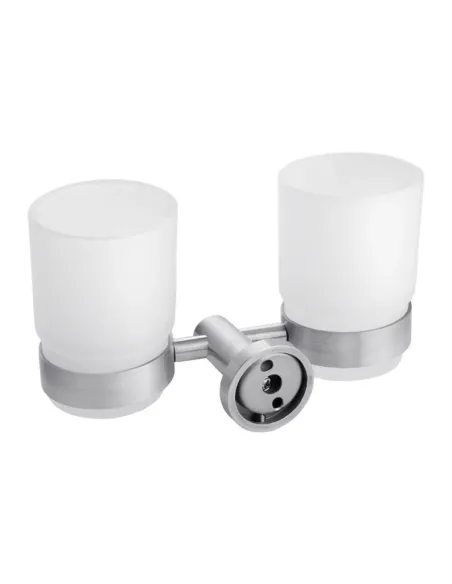 Стакан для ванной комнаты Kroner KRP Edelstahl Klassisch - ESG3708, двойной