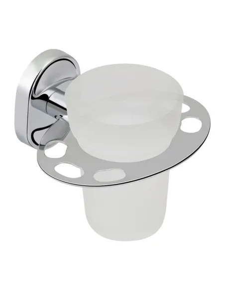 Склянка для ванної кімнати Kroner KRM Elbe - ACG2906-1 з тримачем зубних щіток