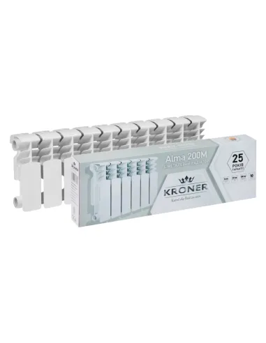 Радіатор біметалічний Kroner Alma 200/96, 10 секцій