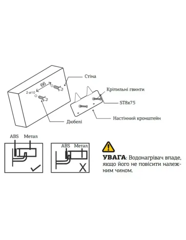 Бойлер для кухни Mixxus EWH-0530 Small Over 30 литров, над мойкой