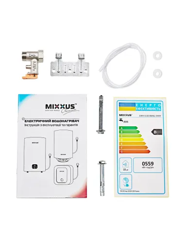 Бойлер для кухні Mixxus EWH-1110 Small Over 10 літрів, над мийкою