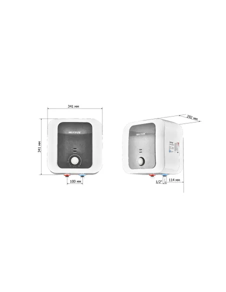 Бойлер для кухні Mixxus EWH-1110 Small Over 10 літрів, над мийкою