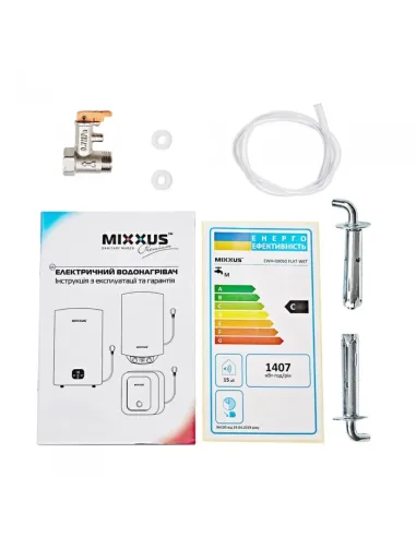 Бойлер Mixxus EWH-10050 Flat Dry 50 литров, сухой ТЭН
