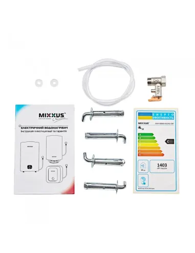 Бойлер Mixxus EWH-08080 Round Dry 80 літрів, сухий ТЕН