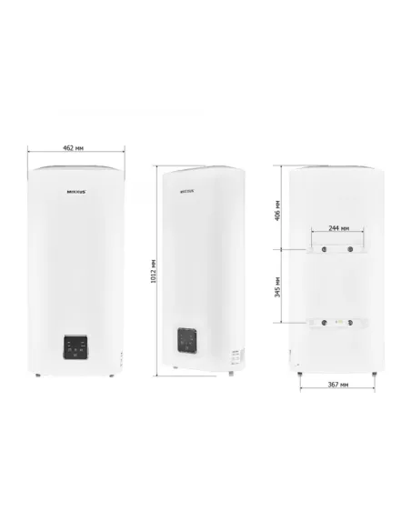 Бойлер Mixxus EWH-09050 Flat Wet 50 литров, мокрый ТЭН